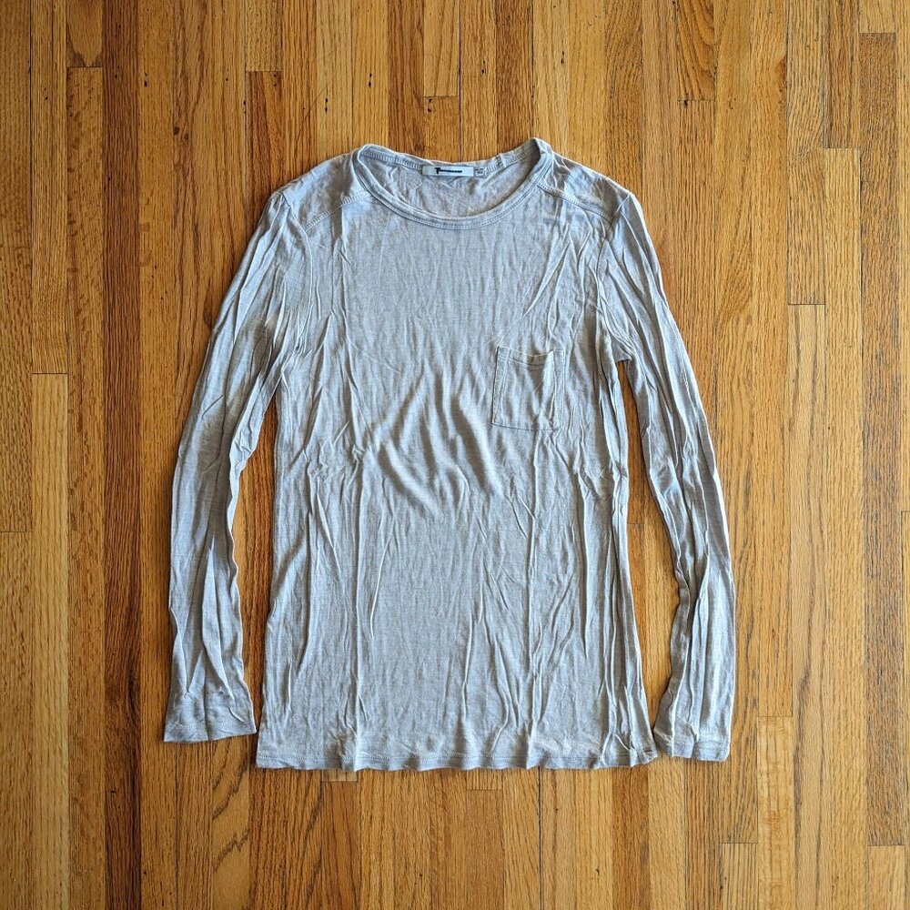 T Alexander Wang Basic Long Sleeve T-Shirt